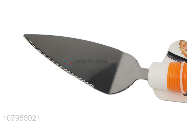 China manufacturer stainless steel cake knife pizza shovel pizza cutter