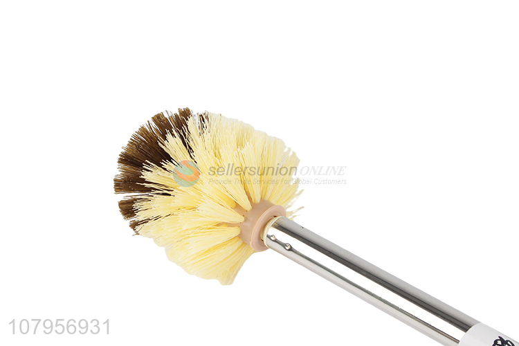 New arrival beige toilet cleaning brush plastic toilet brush