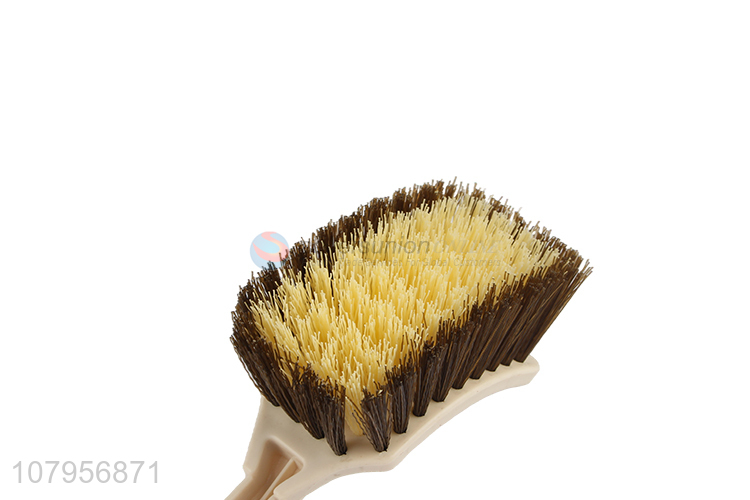 Good sale beige long handle plastic toilet brush toilet cleaning brush