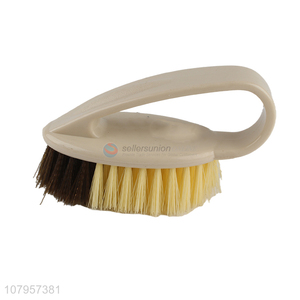 New arrival beige plastic laundry brush general purpose scrubbing brush