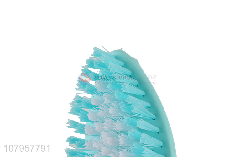 Yiwu exports blue plastic scrubbing brush household laundry brush