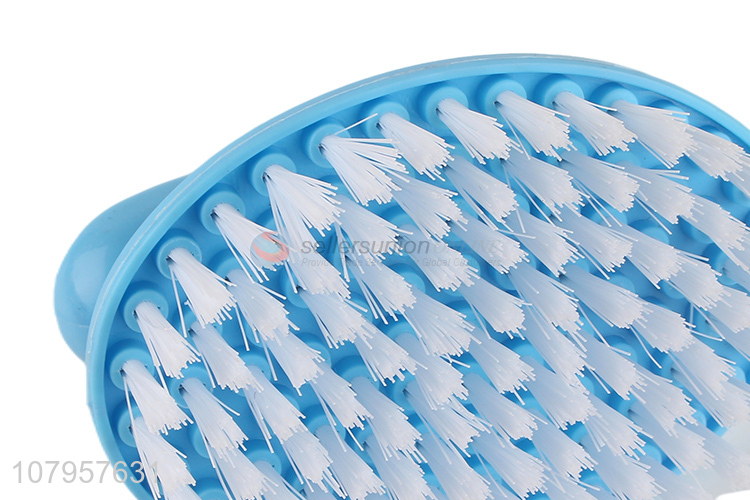 Yiwu direct sale blue plastic cleaning brush universal laundry brush