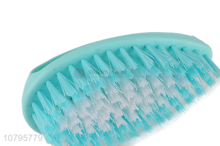 Yiwu exports blue plastic scrubbing brush household laundry brush