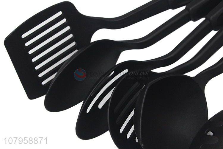 New product kitchenware black nylon food grade kitchen spatula set