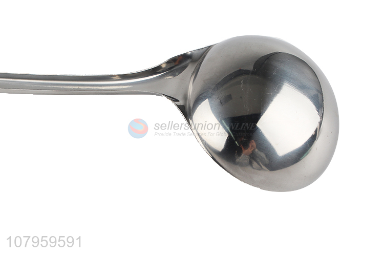 Top Quality Cooking Utensil Stainless Steel Soup Ladle With Plastic Handle