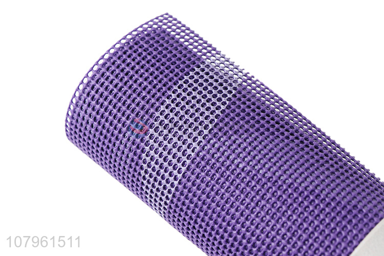 Popular style purple grid decorative mat household non-slip mat