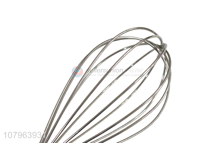 Hot products household stainless steel egg whisk with plastic handle