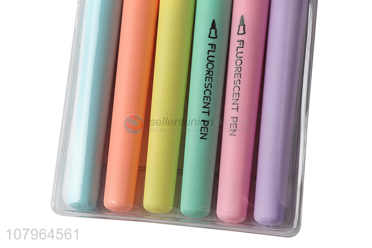 Factory Direct Sale Multicolor Highlighter Marker Pen for Students