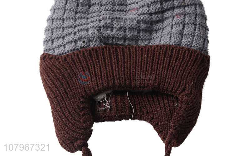 Latest arrival kids winter cap children knitted beanies for fall winter