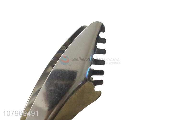 New Design Stainless Steel Food Clip Canteen Serving Tong