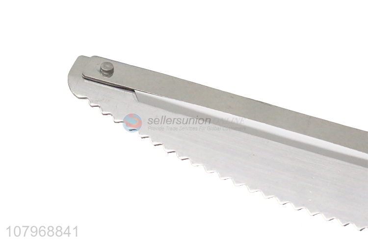 Hot Selling Stainless Steel Serrated Bread Knife With Plastic Handle