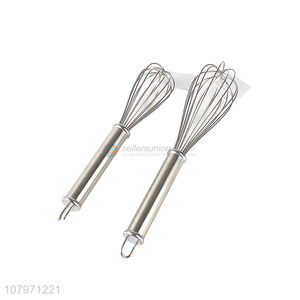 Factory direct sale stainless steel manual egg wisk kitchen mixer