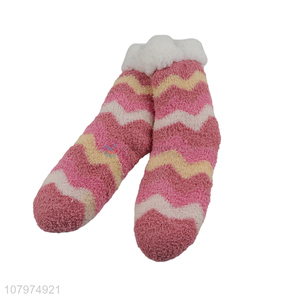 China factory women winter warm home socks cosy fuzzy floor socks