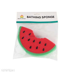 Online wholesale watermelon shape shower sponge for baby kids