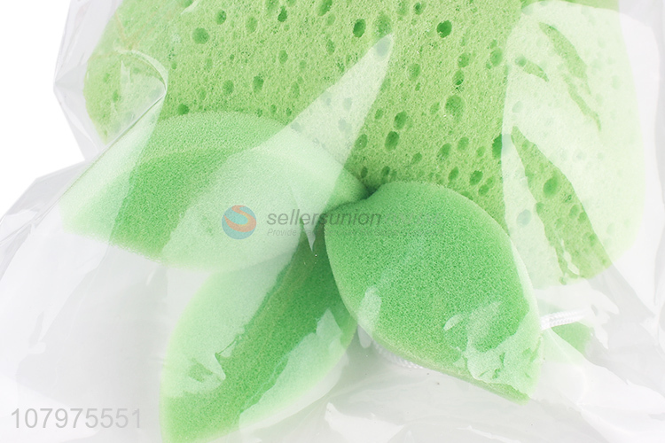 Low price 3d apple shape baby bath sponge bathroom product