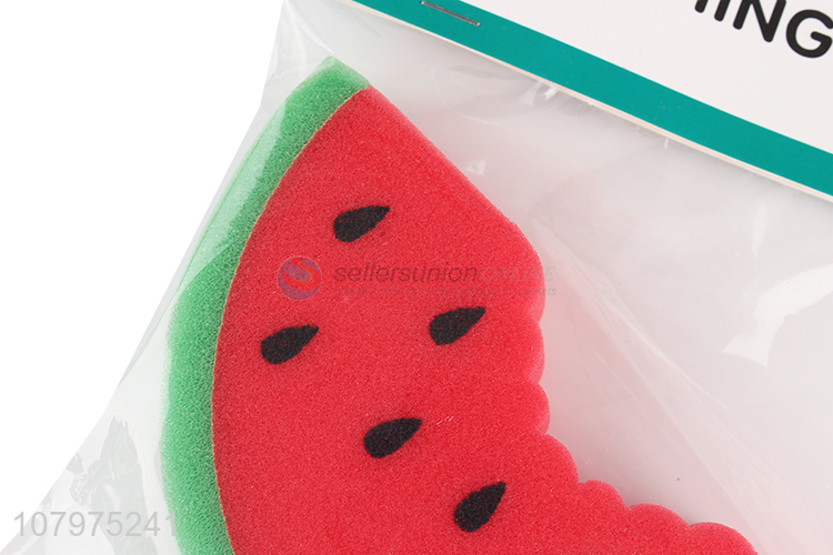 Online wholesale watermelon shape shower sponge for baby kids