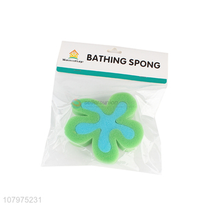 Low price starfish shape shower bath sponge body scrubber