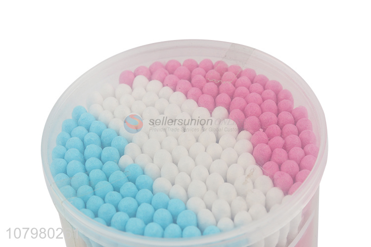 Factory direct sale multicolor cleaning makeup cotton swabs