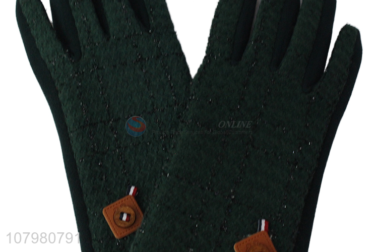 China Factory Wholesale Winter Warm Gloves Ladies Leisure Gloves