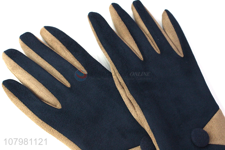 Wholesale Fashion Ladies Gloves Comfortable Winter Warm Cycling Gloves