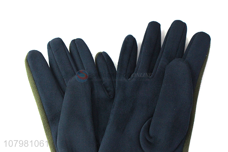 Factory Price Ladies Warm Gloves Best Winter Driving Gloves