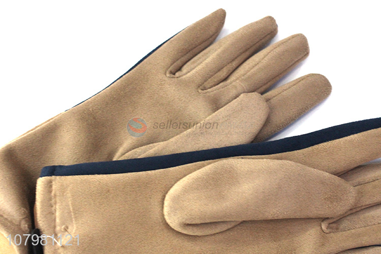 Wholesale Fashion Ladies Gloves Comfortable Winter Warm Cycling Gloves