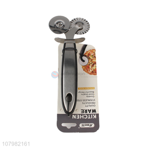 Good price silver stainless steel short handle double-headed cutter wholesale