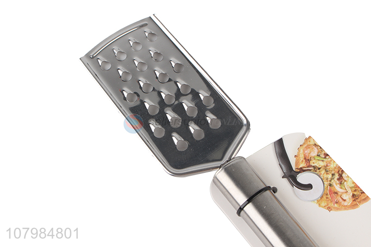 Factory supply stainless steel large-hole food grater kitchen grater