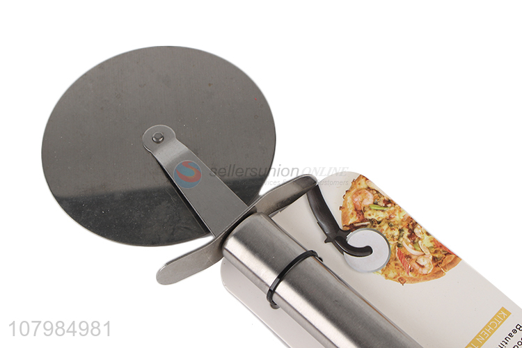 Hot selling food grade stainless steel pizza slicer pizza cutter wheel