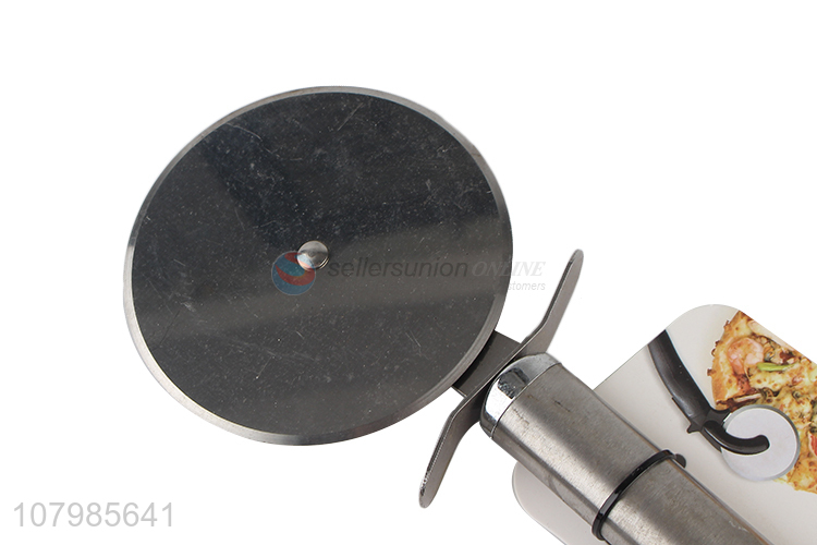 Hot items stainless steel pizza cutter wheel pizza tool for kitchen