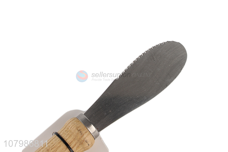 Top quality kitchen tools butter knife with wooden handle