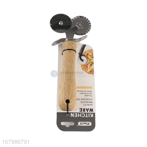 Yiwu wholesale double wheels pizza tools pizza cutter for home