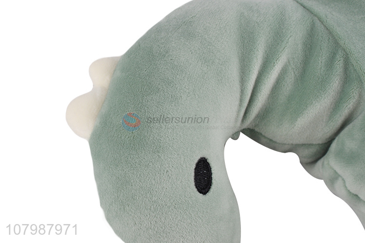 Wholesale cheap price dinosaur u-shaped neck pillow for airplane