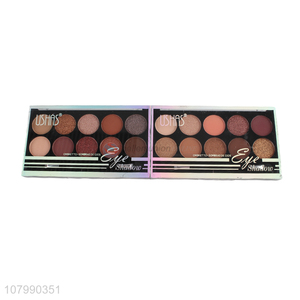 New arrival 10 colors matte metallic eyeshadow palette with eyeshadow applicator