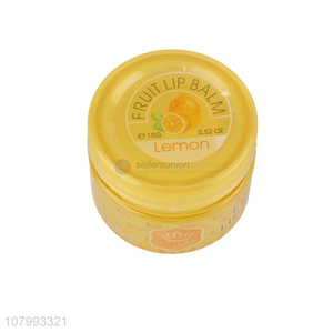 China factory moisturizing fruit lemon <em>lip</em> balm <em>lip</em> <em>gloss</em> for sale