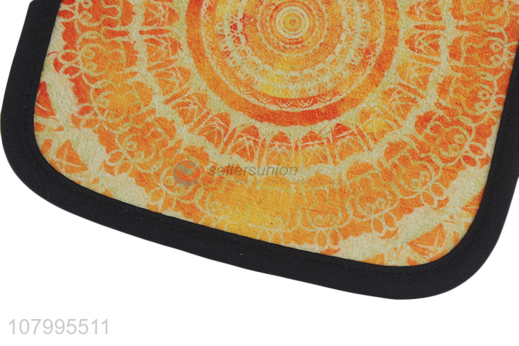 Wholesale square printed placemat home dining table ornaments