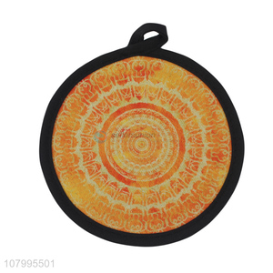 Yiwu Market Round Printed Placemat Creative Bowl Mat