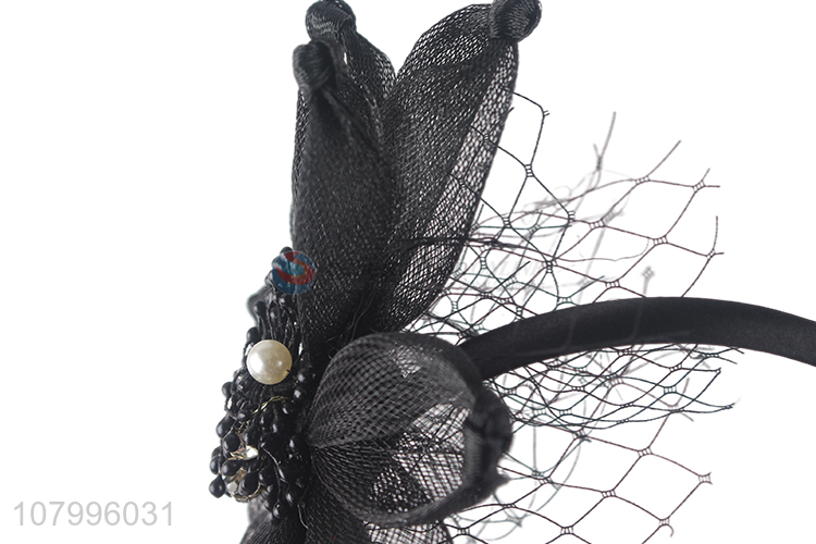 China imports veil flower fascinator hair hoop kentucky derby horse racing