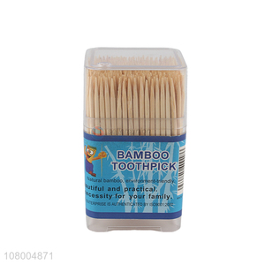 Hot sale plastic bottled toothpicks household table decoration