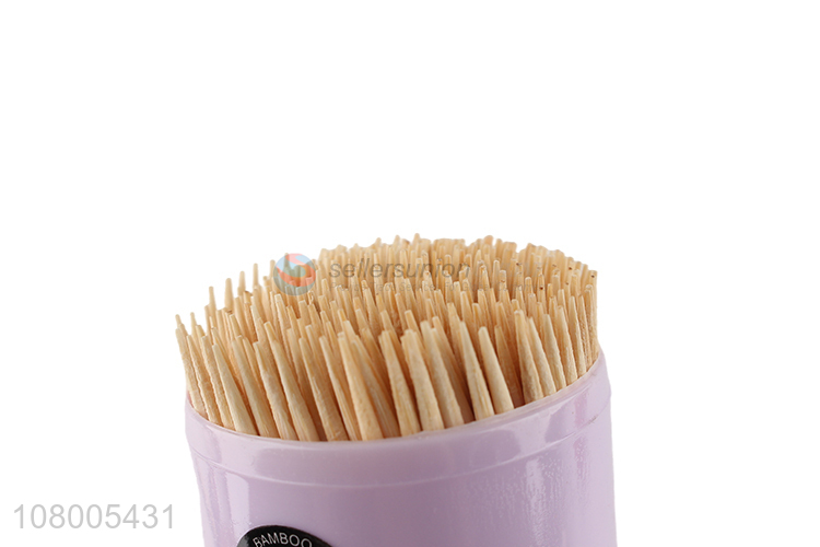 Best selling plastic boxed toothpicks universal home table supplies