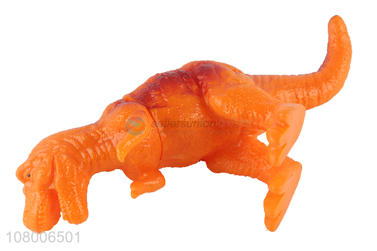 Wholesale dinosaur shape vinyl dog squeaky toy with high quality