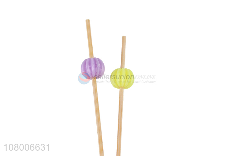 Popular products daily use bamboo fruit stick fruit toothpick