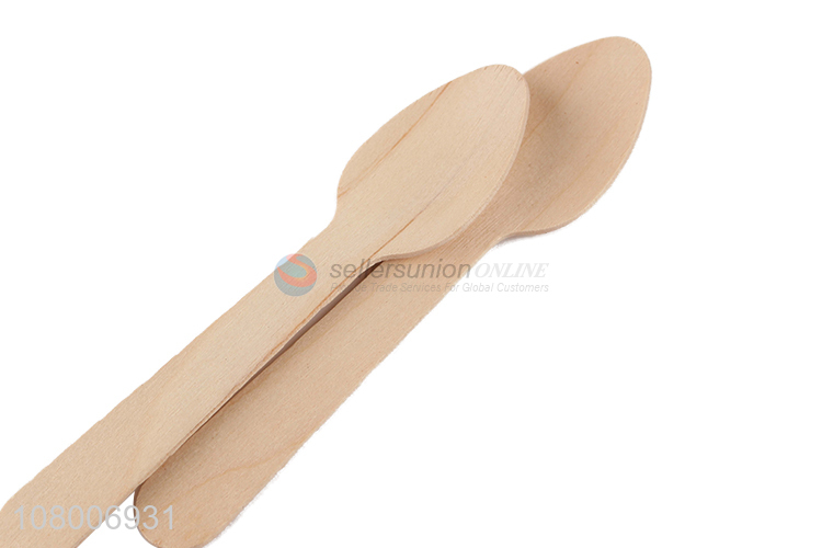 Best selling disposable wooden ice cream scoop with top quality