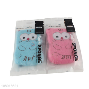 Hot products cartoon soft shower bath sponge for household