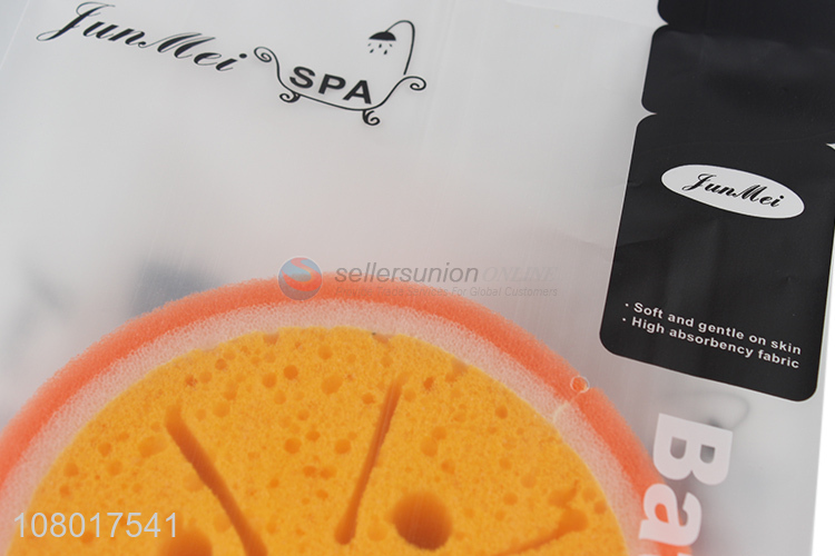 Good price round skin-friendly soft shower bath sponge