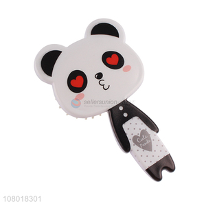 Good quality cartoon panda comb ladies hairdressing comb