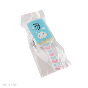 Good wholesale price blue cartoon print airbag comb for women