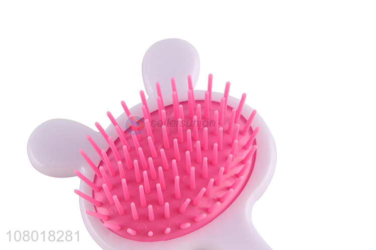 Top quality plastic print comb hairdressing comb for ladies