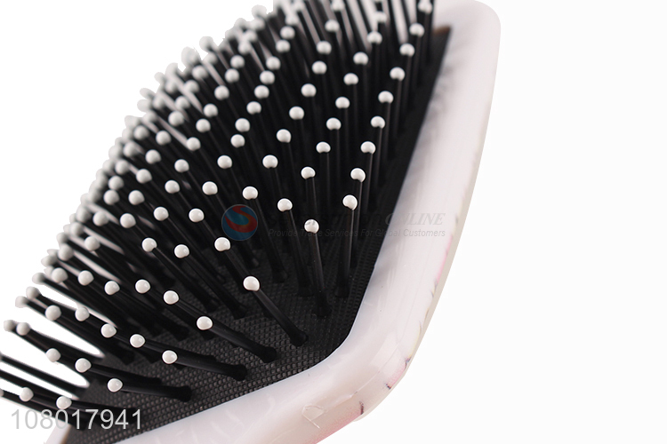 High quality plastic airbag comb printing massage comb