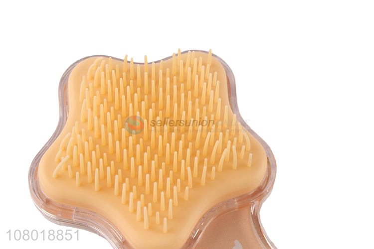 Good quality cartoon print massage comb for hairdressing